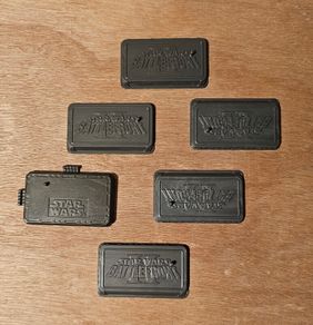 Star Wars Base Stands For 3.75 " Scale Figures. As New Out Of Packs