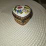 Heart Shaped Pill or Trinket Box Hinged Image 7