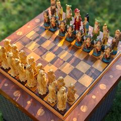 Vintage Chinese Style Chess Set