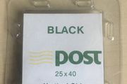 20 packs of Black Stamp Mounts with An Post logo (produced by Davo). Stamp Mounts 25mm X 40mm  for Vertical Older Commemoratives