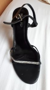 black high heels