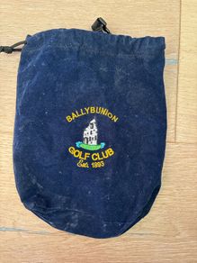 Ballybunion Golf Club Velour Drawstring Pouch