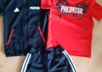 Adidas Predator Zip Up, Tshirt & Shorts