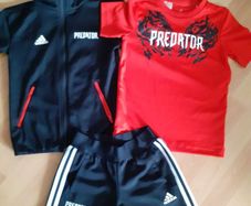 Adidas Predator Zip Up, Tshirt & Shorts