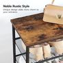 Shoe Rack, 5 Tier Shoe Organizer, Shoe Storage Rack for 16 /20 Pairs, Adjustable Mesh Shelves, Shoe Storage Unit for Entryway, Metal Frame, Sturdy, Industrial, Rustic Brown Image 6