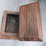 Vintage Handcarved Wooden Box Image 4