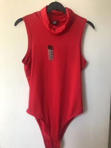 Primark red bodysuit- New