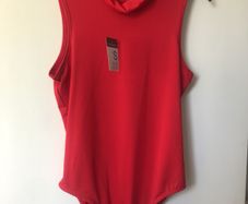 Primark red bodysuit- New