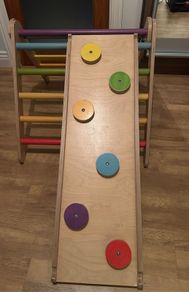 Climbing frame & slide for gross motor & sensory development