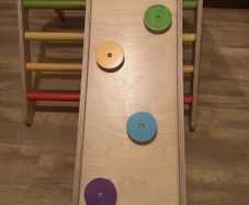 Climbing frame & slide for gross motor & sensory development