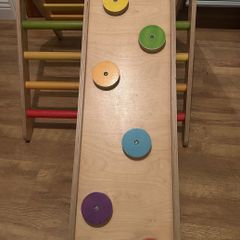 Climbing frame & slide for gross motor & sensory development