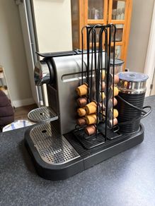 Nespresso coffee machine with milk frother