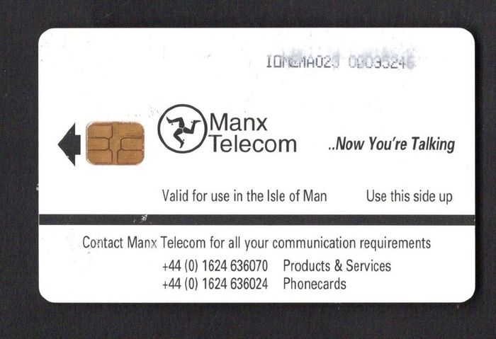 1997 Isle of Man UK2/ 21 units Universal Communications - Small World (Siemens - S30 (Module 34)) Phone Card