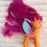My Little Pony Make Your Mark Toy Ribbon Hairstyles Sunny Starscout approx.  16 cm. Used Please see photos Image 2