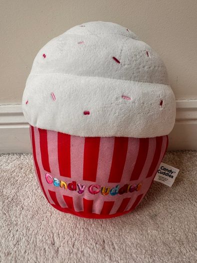 Candy Cuddles Cupcake/Ice Cream Plush approx. 27. Used Please see photos
