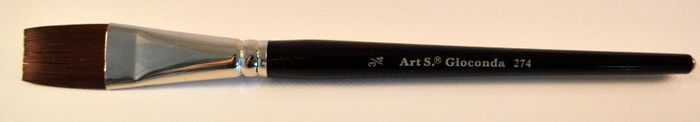 Synthetic Hair Brush - Flat Series 274 (Set of 6)