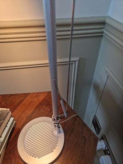 Vintage articulated desk lamp | Lumilampe - Brilliant | industrial design metal 1980