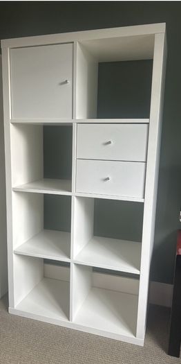 Ikea Kallax storage unit. 2