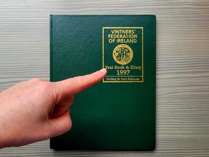 Rare Vintners' Federation of Ireland Year Book & Diary 1997 Hardback Unused