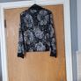 Tia Long Sleeved Zip-Up Blouse/  Top With Collar.   S.14. Image 3