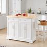 Kitchen Island Kitchen trolley with expandable work surface  Kitchen Cabinet Image 3