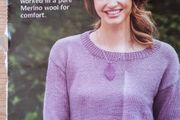 A Knitting Pattern - A Classic Sweater with Bobble Border - Read Carefully. - E