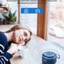 Shower Speaker Bluetooth FM Radio IPX7 Waterproof 12H Playtime RGB Lights Portable Speakers Wireless Bluetooth Mini Speaker with Suction Cup Hook for Bathroom Party Travel Outdoor Image 3
