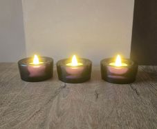 3 tealight holders