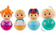 Cocomelon Weebles 4 Figure Pack, chunky moulded figures, JJ, moonbug, preschool imaginative play