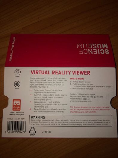Science museum - Virtual reality viewer
