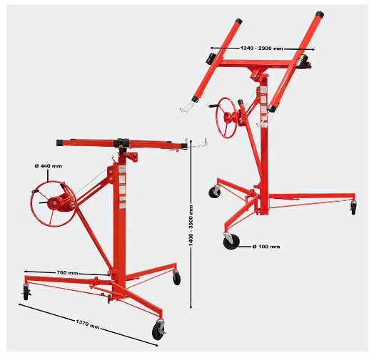 XXL Drywall Lift for Sheet Rock Panels
