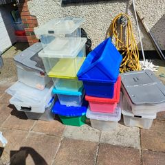 Mixed plastic boxes
