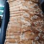 Gold and cream patterned curtains - pencil pleat Image 4