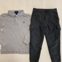 Ralph polo shirt and trousers 4yrs