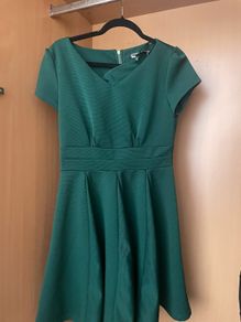 Sea green short dress