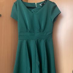 Sea green short dress