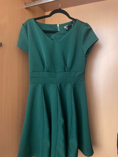 Sea green short dress