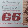 Irish 1976 "Scotus"  Five pound banknote in A/UNCIRCLULATED condition Image 2