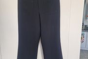 Black Twill, Straight/Wide-Leg Trousers, Size 30"