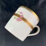 Antique Pink Rose Garland Demitasse Cup and Saucer Image 7