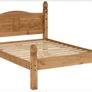 Mexican Pine Double Bed Frame Image 2