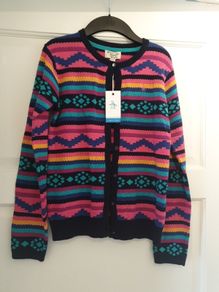 New Penguin cardigan size 10-11years
