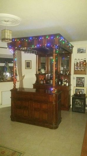 Solid wood Bar.