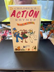 Children's Action Rhymes VHS cartoon