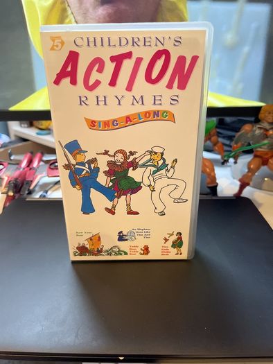 Children's Action Rhymes VHS cartoon