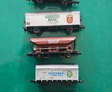 n gauge vintage model railway freight cars