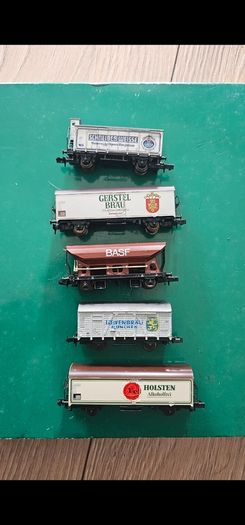 n gauge vintage model railway freight cars
