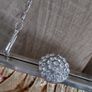 Gold sequin with rinstones clutch Image 3
