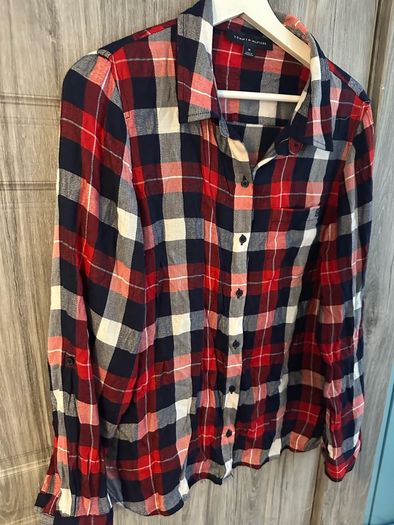 Tommy Hilfiger Plaid Shirt - Ladies Medium
