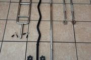 Solid Steel Gym Weightlifting Bars, CHEAP!!! All Solid Steel, Rated To Hold 100KG Each!!